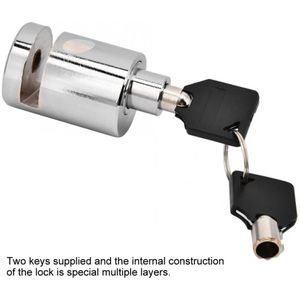 Mini Brake Disc Lock Fiets Veiligheid Anti-Diefstal Lock Waterdichte cerradura electronica Zilver