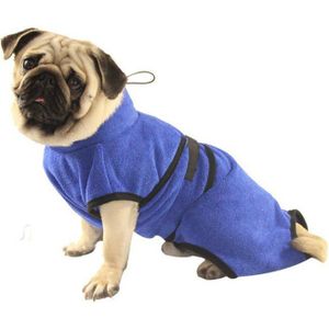 Huisdier Badjas Kleding Hond Bad Handdoek Ultra Absorberende Katoen Huisdier Drogen Handdoek met Riem Warm Hond Kleding