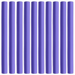 10Pcs Geen Warmte Geen Elektriciteit Eenvoudige Flexibele Haar Curling Staaf Stok Mode Haar Krultang Soft Foam Bendy Twist Sticks diy Rollers