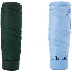 Xiaomi Paraplu 50% Fold Super Korte Portable Ultralight Regenachtige Paraplu Waterdicht Winddicht Uv Man Vrouw Zomer Zonnescherm