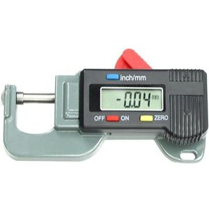 Draagbare Nauwkeurige Digitale Diktemeter Meter Metalen Tester Micrometer 0 Tot 12.7Mm