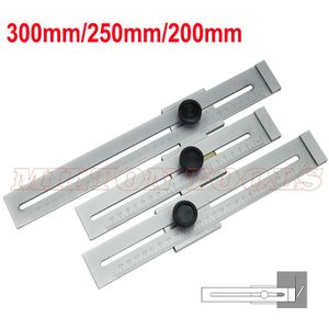0-200mm 0-250mm 0-300mm Schroef Snijden Markering Gauge Mark Schraper Tool Voor houtbewerking Meten layout gereedschap