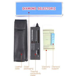 Crystal Tester Tool Thermische Geleidbaarheid Meter Boor Pen Hardheid Identificatie Instrument Detectie Diamant Authentieke Jade