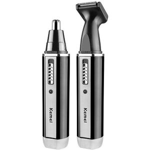 Kemei Oplaadbare Elektrische Alle In Een Tondeuse Voor Mannen Grooming Kit Baard Trimer Facial Wenkbrauw Trimmer Neus Oor Scheerapparaat