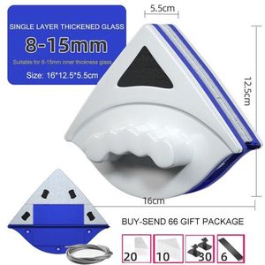 Double Side Glas Borstel Magnetische Window Cleaner Magneten Huishoudelijke Ruitenwisser Cleaning Tools Voor Wassen Venster