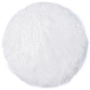 Ronde Tapijten Tapijten Zachte Faux Fur Wol Woonkamer Sofa Tapijt Pluche Tapijten Slaapkamer Mat Warme Harige Tapijt Zetel Bont karpetten