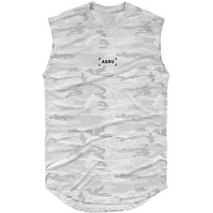 Camouflage Mesh Ademend Gym Mannen Tank Tops Running Hemd Bodybuilding Singlet Fitness Mouwloos Vest Mannen Tank Tops