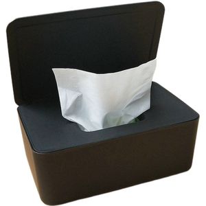 Tissue Dozen Rechthoekige Servet Opbergdoos Tissue Dispenser Voor Badkamer Keuken Kantoor Nat Tissue Dozen Met Deksel