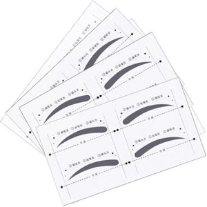 4Pcs/Set Makeup Eyebrow Stencils Drawing Guide Card Eyebrow Stencils Reusable Eyebrow Stencils Makeup Tools