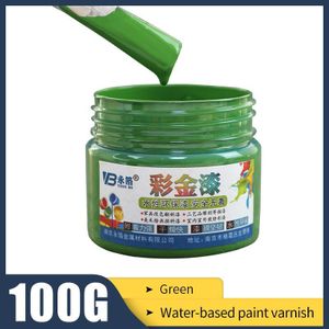 100G Groene Waterbasis Verf Vernis, Meubels, Ijzeren Deuren, Houten Deuren, Handwerk, muur, Painti