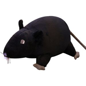 Gesimuleerde Knuffel 3D Muis Rat Animal Zachte Pluche Pop Speelgoed Sofa Couch Home Decor Jaar Cadeau