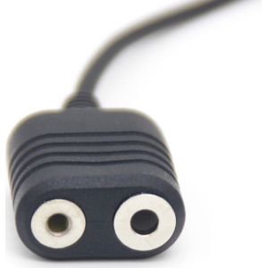 Adapter Kabel Baofeng UV-9R Plus Waterdicht Tot 2 Pin Headset Speaker Mic Y3ND
