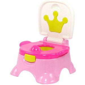 Baby Cartoon Kroon Training Wc Potje Meisje Jongens Travel Carrying Urinoir Pee Wc Trainer Penico Baby Meisje Badkamer Urinoirs