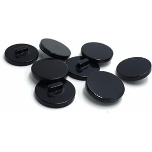 Overhaast Directe Verkoop 12mm/15mm/20mm/25mm/30mm black resin knop 50 stks/partij Modieuze Hars ButtonSweater Knoppen