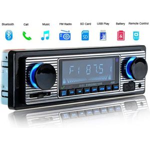 Bluetooth-Compatibel Auto MP3 Speler Auto Radio Draadloze Multimedia Speler Aux Usb Fm 12V Klassieke Stereo Auto audio Speler