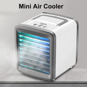 300 Ml Mini Luchtbevochtiger Mini Draagbare Airconditioner Koeler Home Office Portable Led Nachtlampje Koelventilator Met Usb kabel