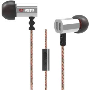Originele Kz ED9 3.5Mm In Ear Oortelefoon Zware Bas Hifi Dj Stereo Oordopje Geluidsisolerende Met Microfoon Headset Kz zsx ZS10PRO BA5 V90