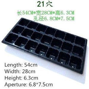 5 Stuks Dikker Kwekerij Pot Plaat 200 Gaten Plastic Tuin Plant Containers Zaailing Starter Voortplanting Lade Voor Succulent Bloem