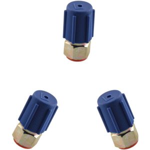 3 Stuks A/C Koelsysteem Opladen Lage Zijpoort Adapter Retrofit R12 Om R134a Quick Disconnect