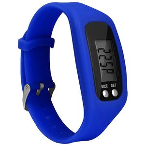 Sport Running Siliconen Stappenteller Calorie Stappenteller Digitale Horloge Armband