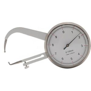 0-10Mm 0.05Mm Glazen Wijzerplaat Diktemeter Tester Dial Snap Gauge Schuifmaat Meten
