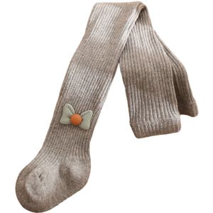 6-24M Kinderen Lente Herfst Winter Strik Panty Eenvoudige Katoenen Baby Meisjes Panty Kinderen Gebreide Baby Collant Panty