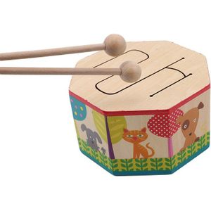 Drum Muziekinstrumenten Voor Baby Houten Speelgoed Kinderen Speelgoed Houten Trommel Voor Vroege Onderwijs Musical Speelgoed Voor Kinderen