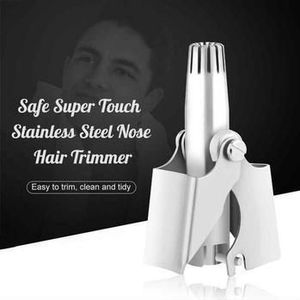 Veilig Touch Rvs Nose Hair Trimmer Veiligheid Gezichtsverzorging Neus Haar Trimmer Voor Mannen Scheren Ontharing Cleaning Tools