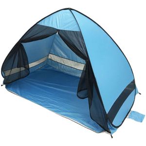 Anti-Muggen Strand Schaduw Tent Met Gaas Uv Bescherming Automatisch Camping Outdoor Draagbare Strand Tent Met Mesh Gordijn