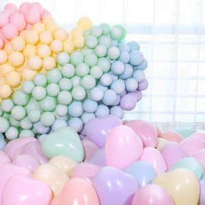 100Pcs 10 12 Inch Macarons Kleur Pastel Candy Ballonnen Latex Ronde Helium Ballonnen Voor Birthday Party Wedding Party Decoraties