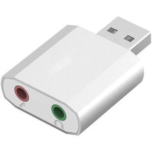 Externe Stereo O Geluidskaart Usb Naar 3.5Mm Jack Aux Headset Adapter Vervanging Voor Ps4 Speaker Pc Mic Laptop computer