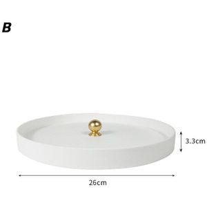 1Pc Eenvoudige Desktop Ronde Opslag Lade Keuken Woonkamer Slaapkamer Cosmetica Sieraden Diversen Organizer Thuis Leveringen