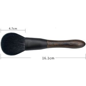 1Pcs Geitenhaar Make-Up Borstel Foundation Blush Detail Markeerstift Stereotype Base Professionele Make-Up Tool