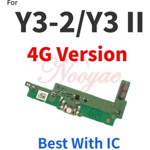 Voor Huawei Y3-2 Y3 2 Micro Usb Lader 3G 4G Y3ii Y3-ii Poort Opladen Connector Flex Kabel Microfoon microfoon Tracking