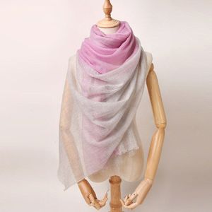 Naizaiga 100% Wol Wol Sjaal Geplooide Shawlpatchwork Effen Vrouwen Luxe Vrouwen Sjaal Mode Dunne Meisje Sjaals, ,PS205