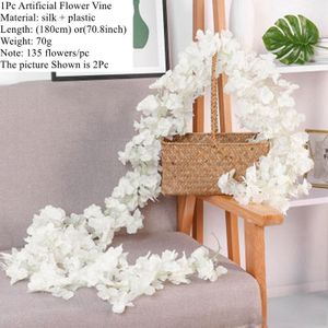 6 stuks kunstbloemen voor decoratie 40 cm zijde kersenbloesem takken