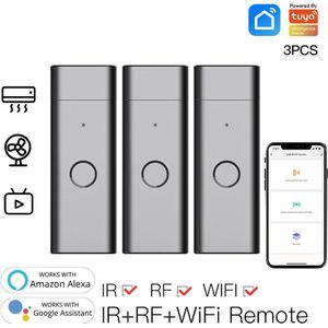 Tuya Smart Infrarood Wifi Afstandsbediening Draadloze Usb Ir + Rf Controller Voor Tv Fan Smart Home Automation Ondersteuning Alexa google