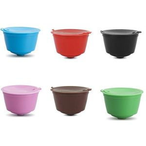 6 stks/set Hervulbare Koffie Capsule Cup Herbruikbare Brewers Filter Voor Dolce Gusto