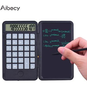 Aibecy Draagbare Digitale Tekening Pad 12 Cijfers Display Calculator & Lcd Schrijven Tablet Met Stylus Pen Wissen Knop Lock Functie