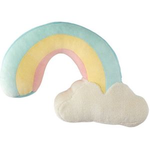 Leuke Creatieve Regenboog Zon Cloud Knuffel Gevuld Zon Bewolkt Natuurlijke Weer Zachte Pop Home Decoratie Kussen Kinderen Speelgoed