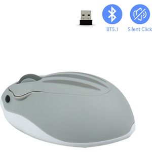 2.4G Bluetooth Muis 3D Mini Hamster Leuke Muis Roze USB Optische Computer Mause 1600 DPI Game Ergonomische Muizen voor Laptop Kid