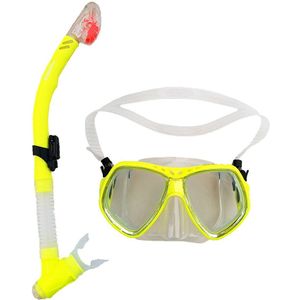 Droog Snorkel Set Panoramisch Brede Anti-Fog Scuba Duikbril Zwembril Siliconen Mondstuk