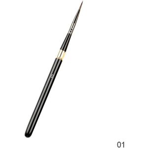 1Pc Artistieke Art Eekhoorn Haar Kwast Schilderij Borstels Afneembare Aquarel Borstel Voor Tekening Art Supplies