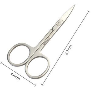 Rvs Wenkbrauw Trimmer Schaar Met Kam Haar Grooming Razor Scheerapparaat Haar Remover Makeup Tools