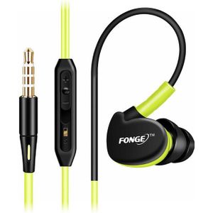 Oortelefoon 3.5Mm Jack Sport Headset Met Microfoon Waterdichte Oordopjes Handsfree Oorhaak Stereo Voor Meizu Xiaomi Telefoon Gaming Headset