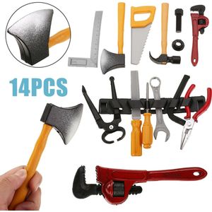 14Pcs Plastic Kleine Formaat Hamer/Schroevendraaier/Wrench Reparatie Gereedschap Speelgoed Set Kids Kinderen Pretend Play Toys