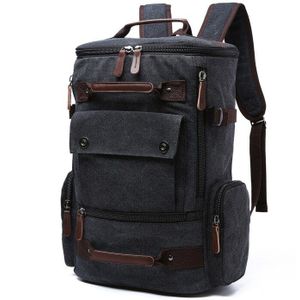 Heren Rugzak Vintage Canvas Rugzak Schooltas Mannen Reistassen Grote Capaciteit Rugzak Laptop Rugzak Tas Hoge Kwal