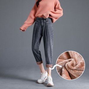 Winter Warm Jeans Vrouw Hoge Taille Toevallige Fluwelen Dames Broek Vrouwelijke Pantalon Denim Jeans Voor Vrouwen Broek Plus Size