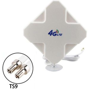 Antenne 4G Lte Antenne High Gain 35dBi Dual Kabel Sma TS9 CRC9 Connector Antenne Voor 3G 4G router Modem