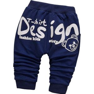 Daivsxicai Broek Katoen Jongen Mode Leuke Cartoon Beer Baby Kleding Broek Baby All-Match Kinderen Broek Voor Jongens 7-24 Maand